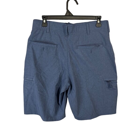 Architect ActiveFlex Men's Size 34 Zip Cargo Shorts Heather Gray GUC - Picture 4 of 12